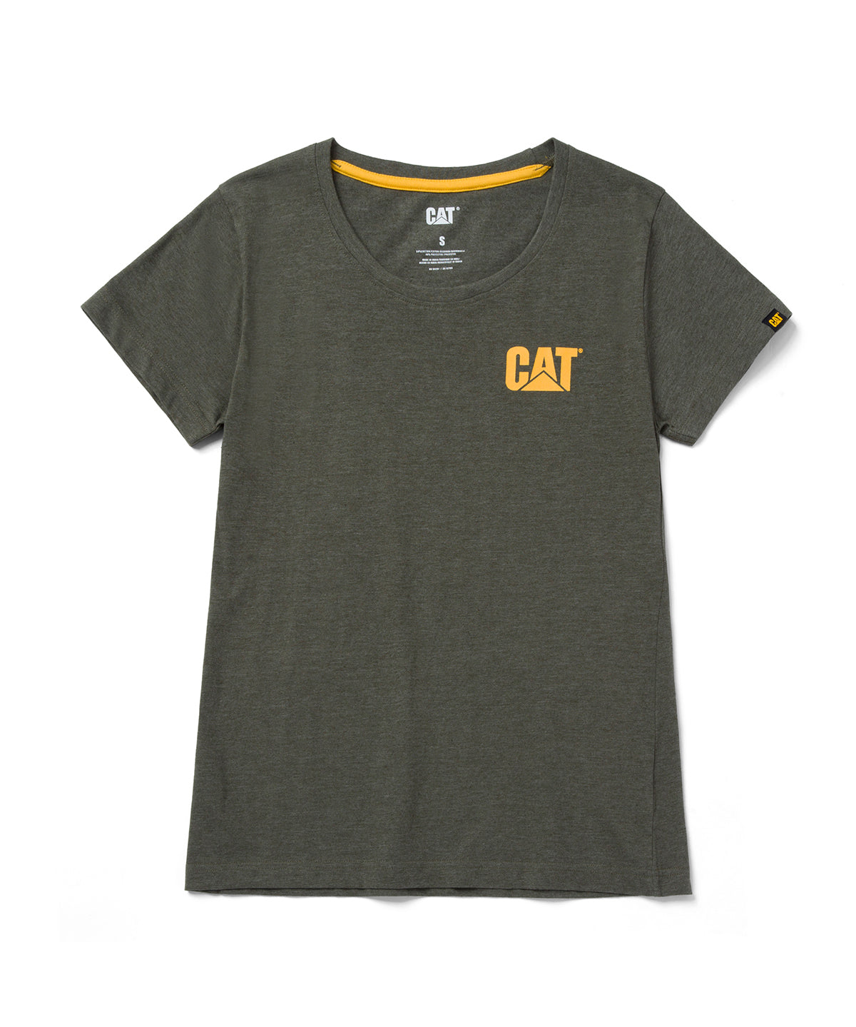 Polera Manga corta Casual Mujer WOMEN'S TRADEMARK TEE Verde CAT