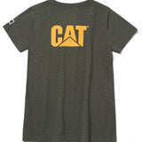 Polera Manga corta Casual Mujer WOMEN'S TRADEMARK TEE Verde CAT
