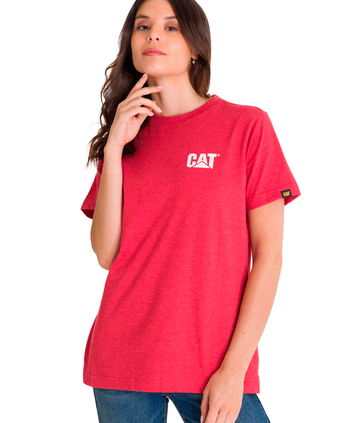 Polera Mujer Trademark Rojo Cat