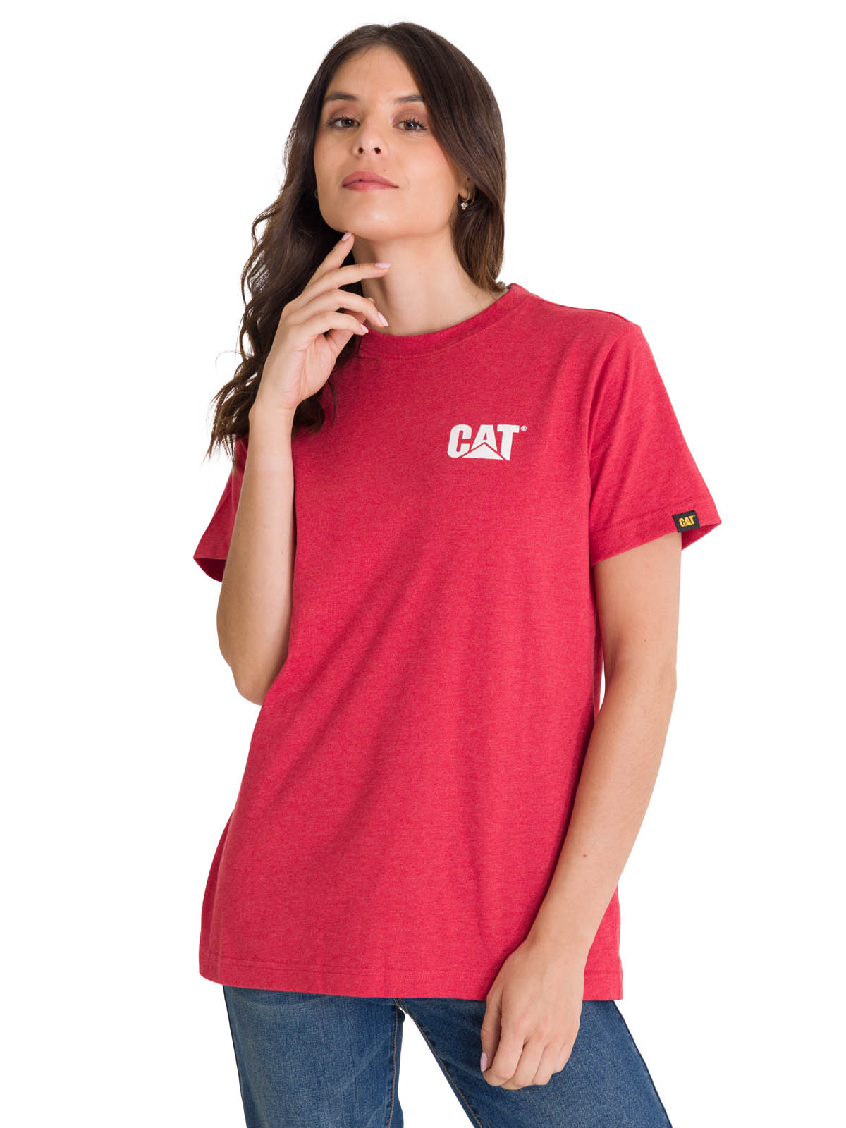Polera Mujer Trademark Rojo Cat