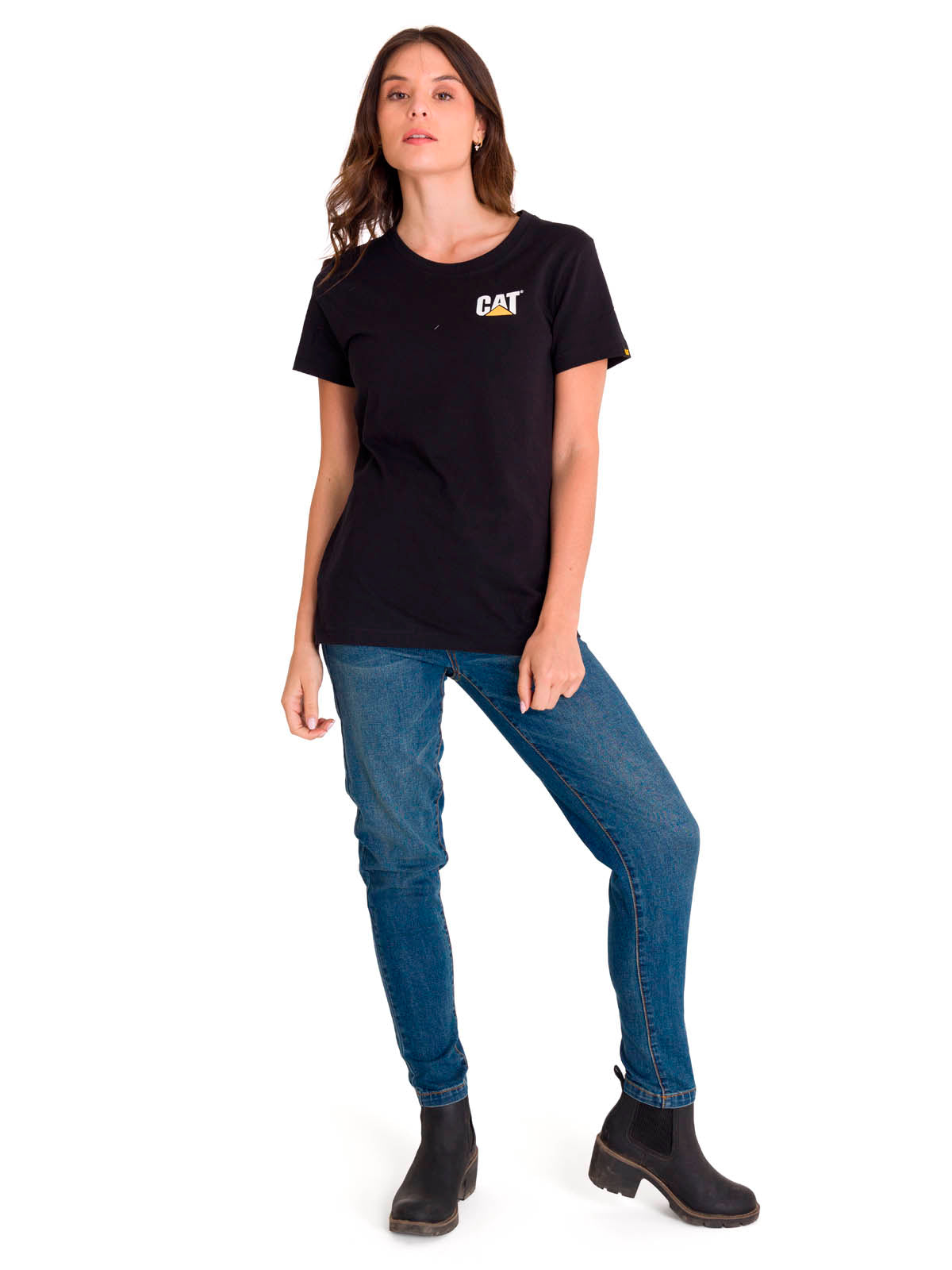 Polera Manga Corta Mujer Trademark Tee Cat
