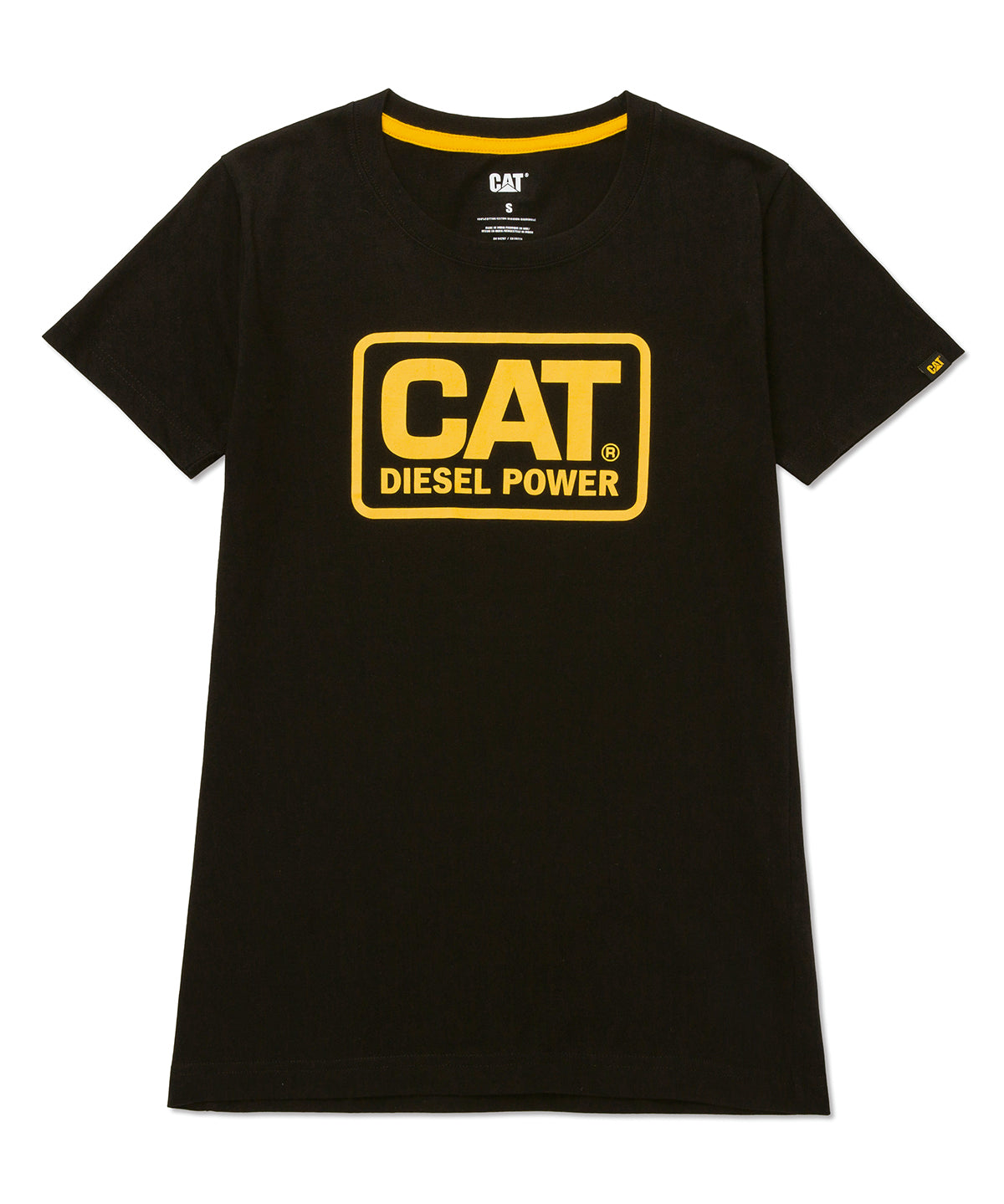 Polera Manga corta Casual Mujer WOMEN'S DIESEL POWER TEE Negro CAT