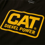 Polera Manga corta Casual Mujer WOMEN'S DIESEL POWER TEE Negro CAT