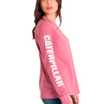 Polera Manga Larga Mujer Trademark Banner Tee Ciruela Cat