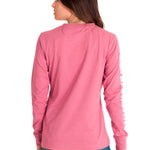 Polera Manga Larga Mujer Trademark Banner Tee Ciruela Cat