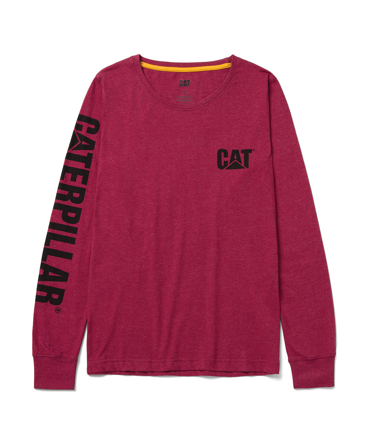 Polera Manga Larga Mujer Trademark Banner Burdeo Cat