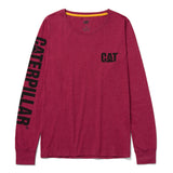 Polera Manga Larga Mujer Trademark Banner Burdeo Cat
