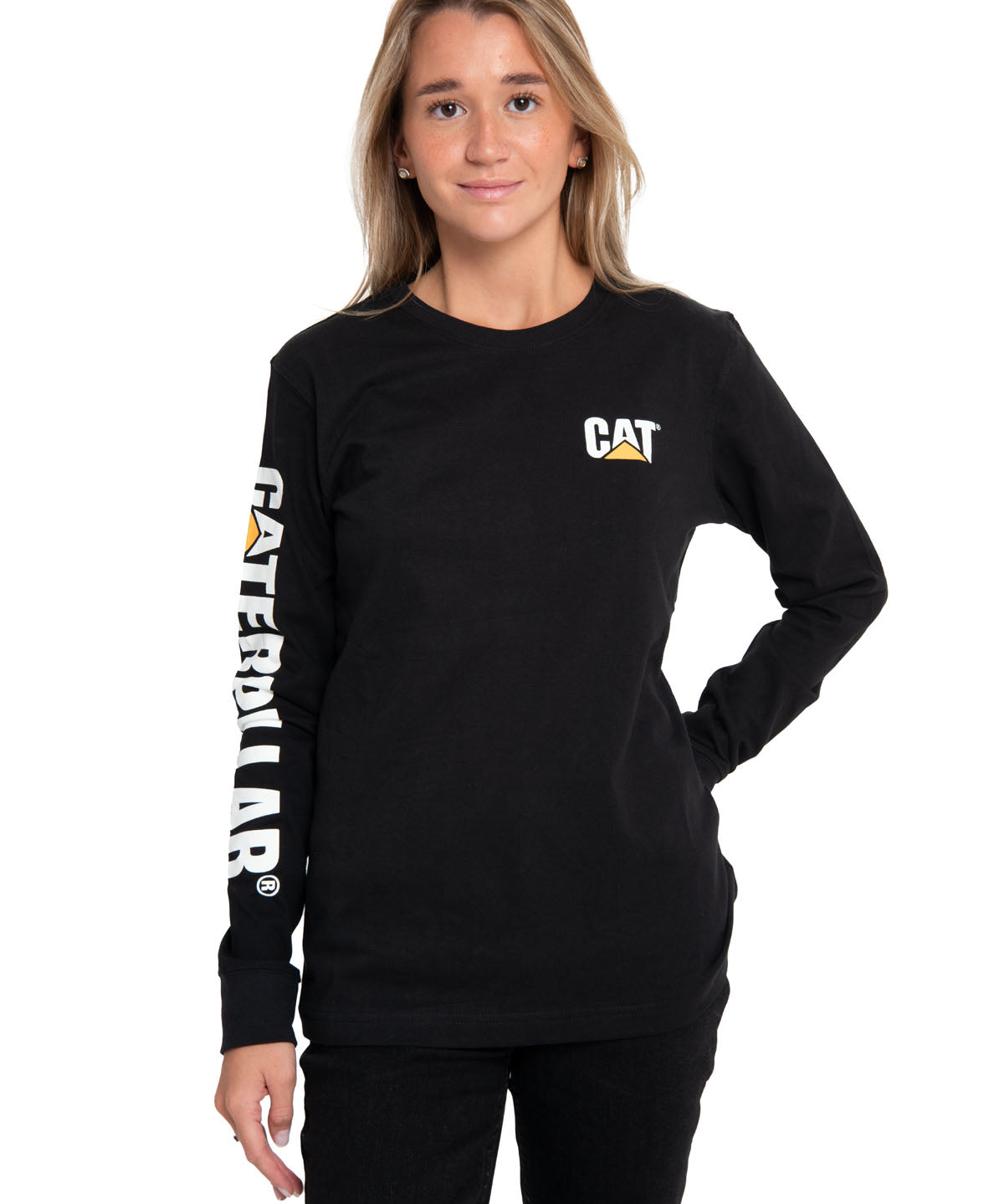 Polera Manga Larga Mujer Trademark Banner L/S Tee Cat
