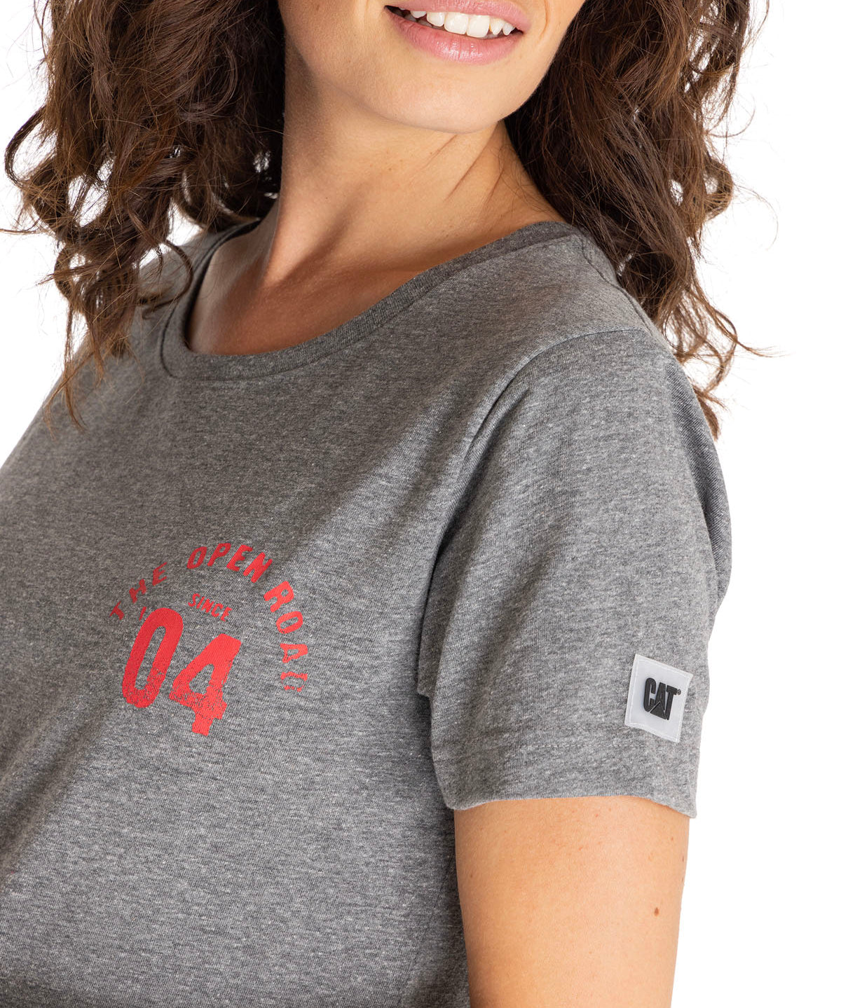 Polera Manga Corta Mujer Open Road Tee Cat