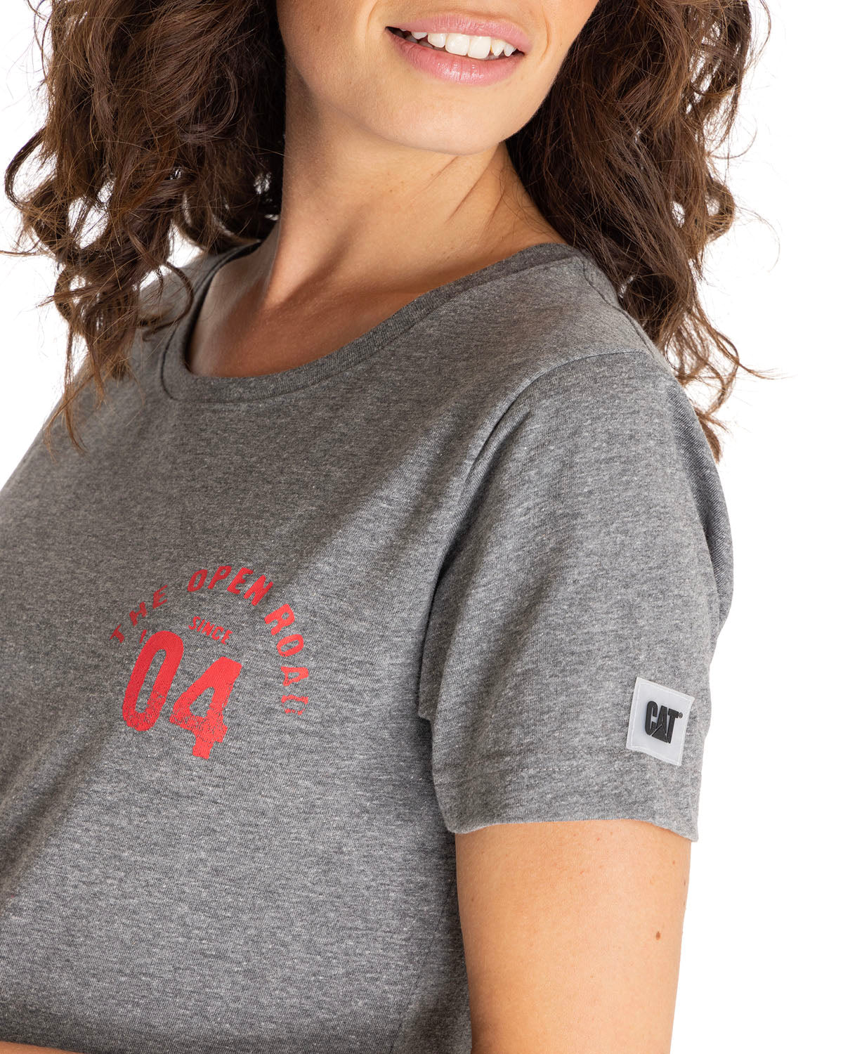 Polera Manga Corta Mujer Open Road Tee Cat