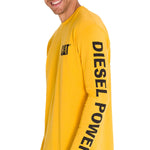 Polera Manga Larga Hombre Logo CAT Amarillo Cat