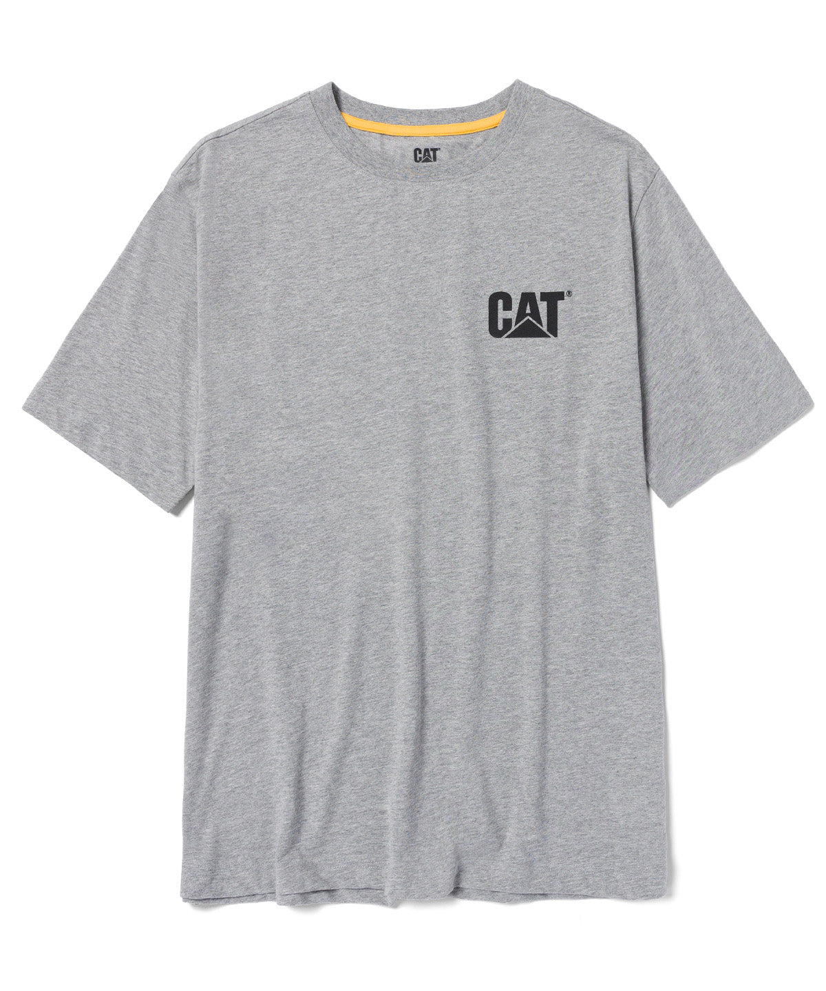 Polera Manga Corta Hombre Diseño Workwear Gris CAT