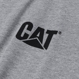 Polera Manga Corta Hombre Diseño Workwear Gris CAT