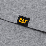 Polera Manga Corta Hombre Diseño Workwear Gris CAT
