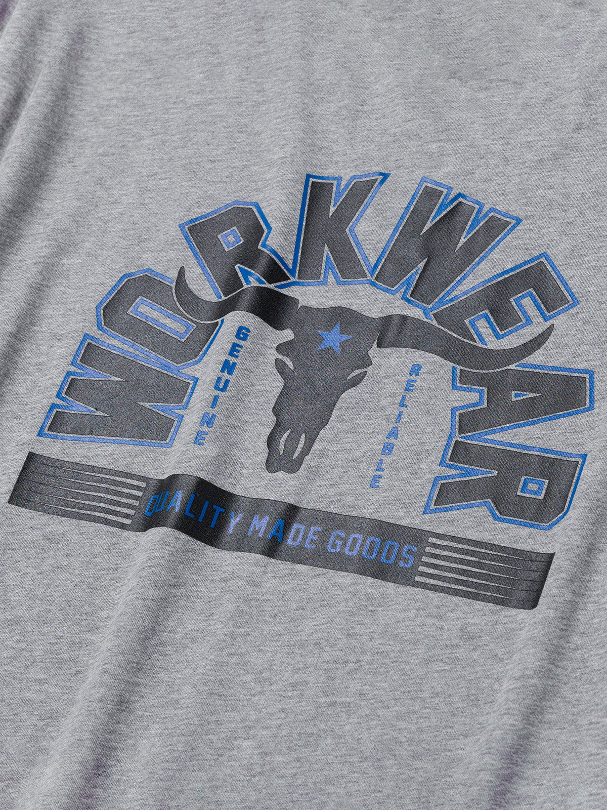 Polera Manga Corta Hombre Diseño Workwear Gris CAT
