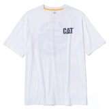 Polera Manga Corta Hombre Diseño MFW Blanco CAT