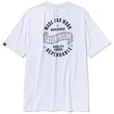 Polera Manga Corta Hombre Diseño MFW Blanco CAT