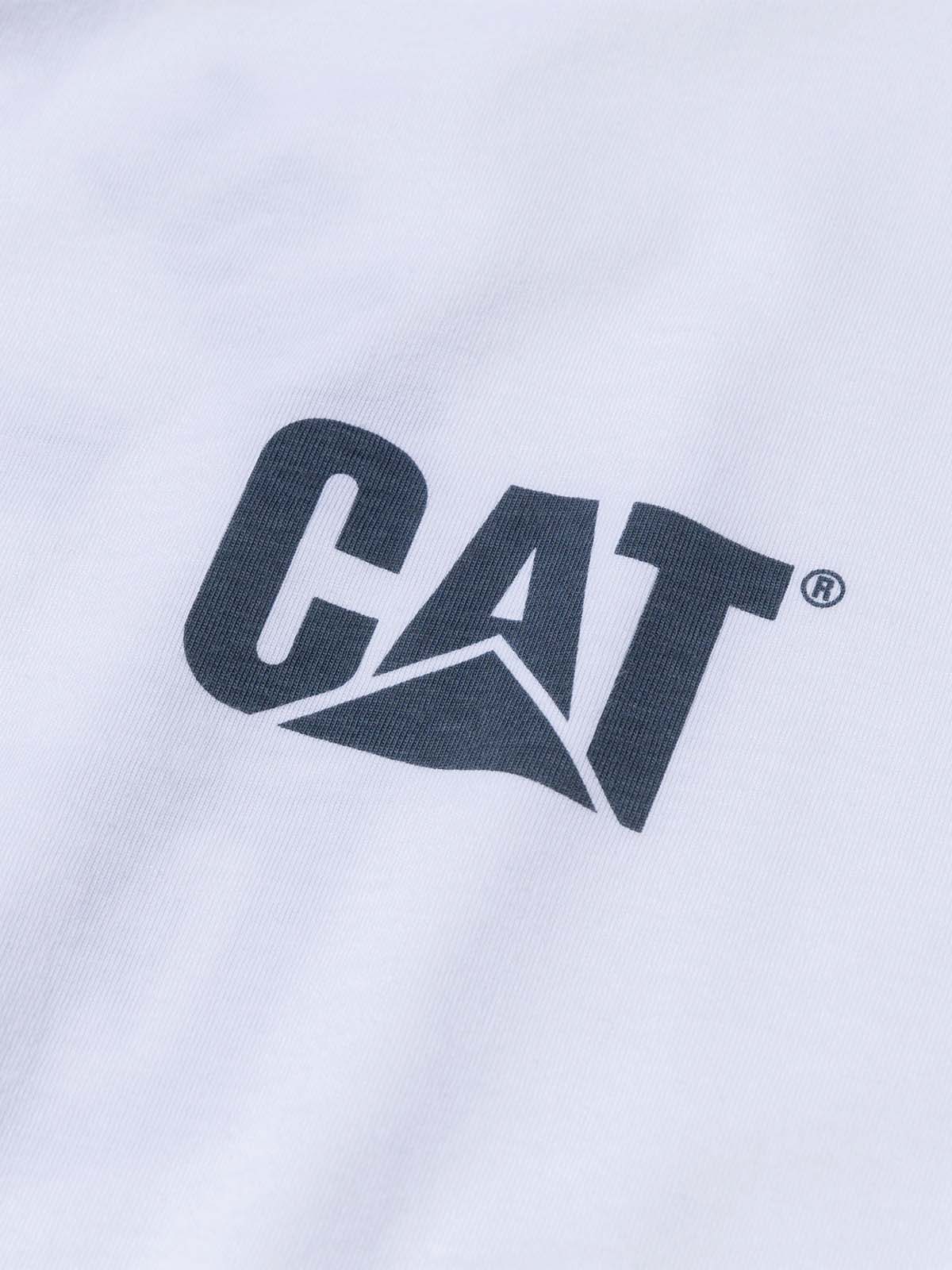 Polera Manga Corta Hombre Diseño MFW Blanco CAT