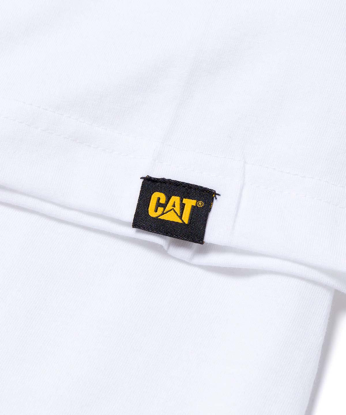Polera Manga Corta Hombre Diseño MFW Blanco CAT