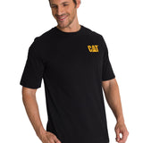 Polera Manga Corta Hombre Diseño MFW Negro CAT