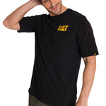 Polera Manga Corta Hombre Diseño MFW Negro CAT