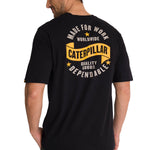 Polera Manga Corta Hombre Diseño MFW Negro CAT