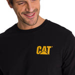 Polera Manga Corta Hombre Diseño MFW Negro CAT
