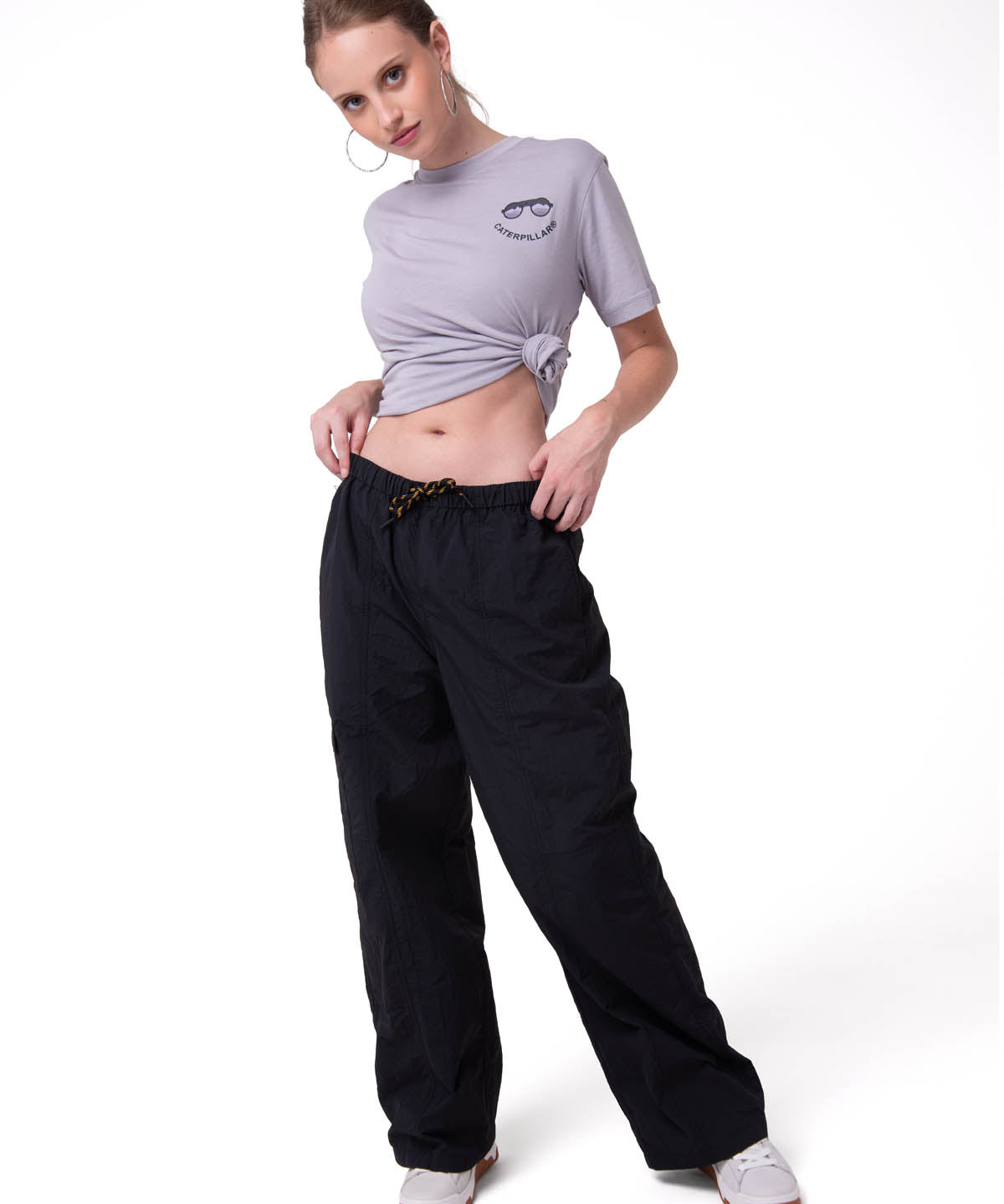 Polera Manga Corta Mujer Diseño Gráfico Lila Cat