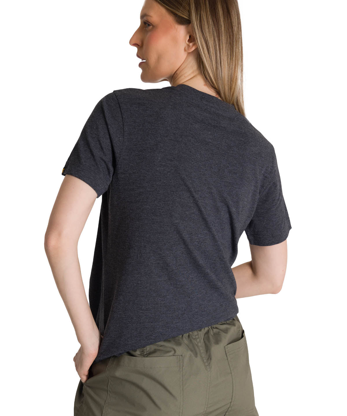 Polera Manga Corta Mujer Diseño Grafito CAT