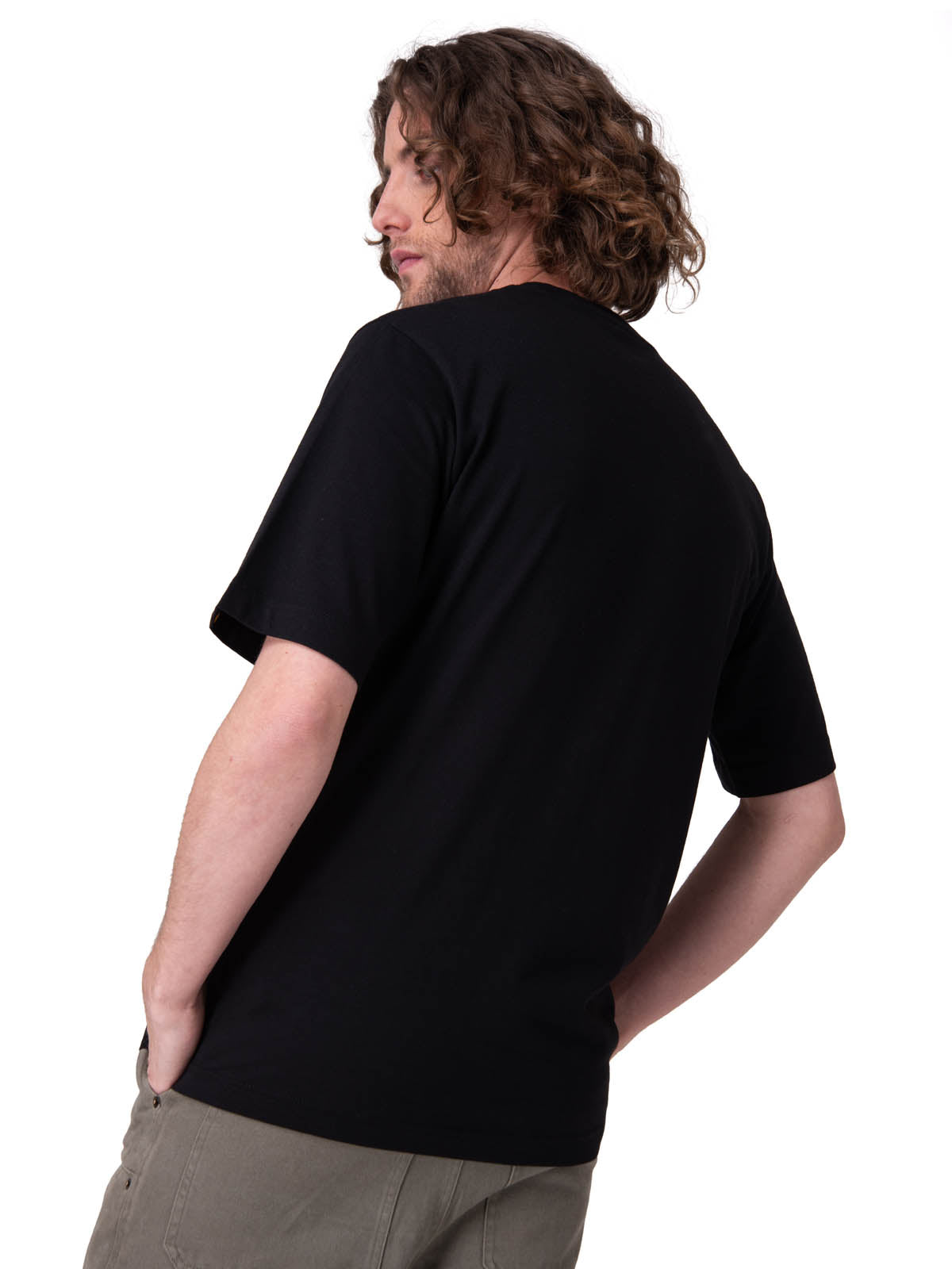 Polera Manga Corta Hombre Diesel Power Tee Negro