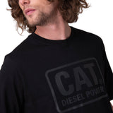 Polera Manga Corta Hombre Diesel Power Tee Negro
