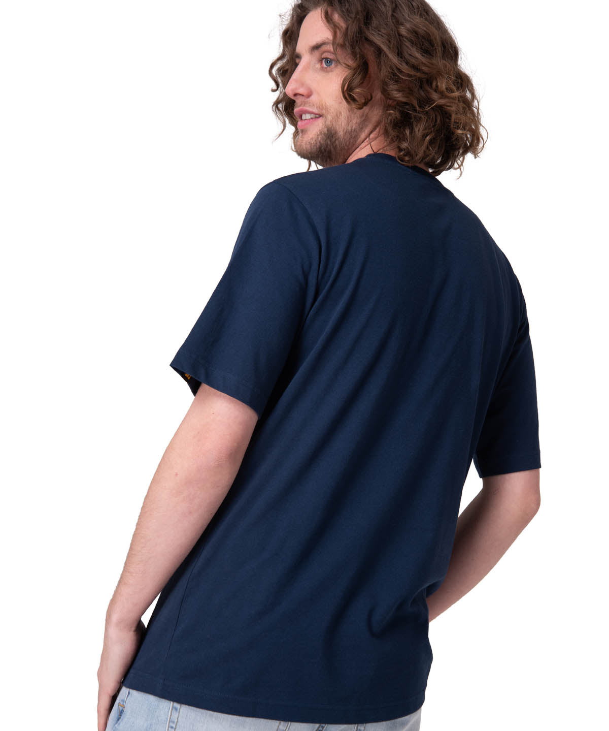Polera Manga Corta Hombre Diesel Power Tee Azul