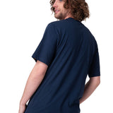 Polera Manga Corta Hombre Diesel Power Tee Azul
