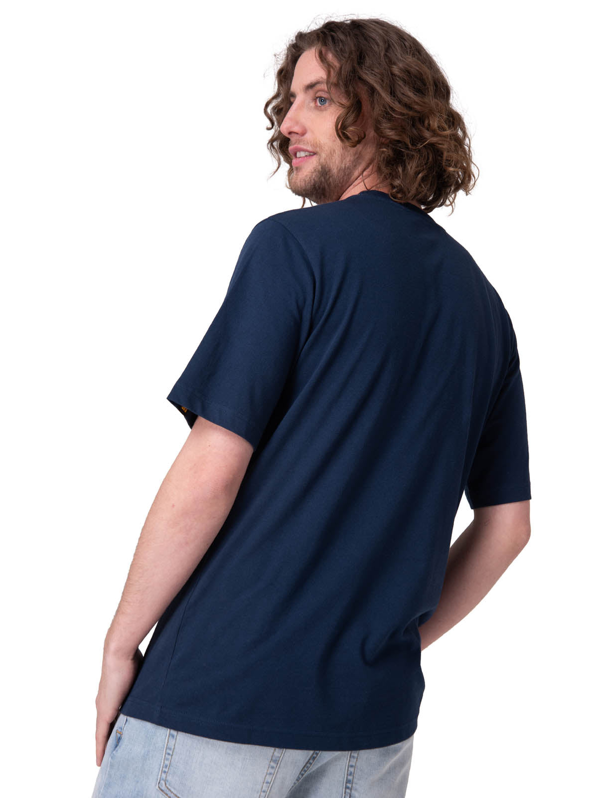 Polera Manga Corta Hombre Diesel Power Tee Azul