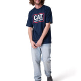 Polera Manga Corta Hombre Diesel Power Tee Azul