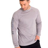 Polera Manga Larga Hombre LIGHTWEIGHT COOLING L/S CREW TEE Gris Cat