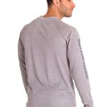 Polera Manga Larga Hombre LIGHTWEIGHT COOLING L/S CREW TEE Gris Cat