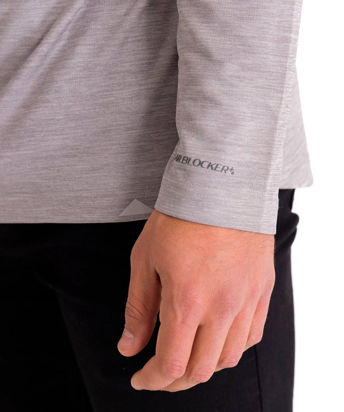 Polera Manga Larga Hombre LIGHTWEIGHT COOLING L/S CREW TEE Gris Cat