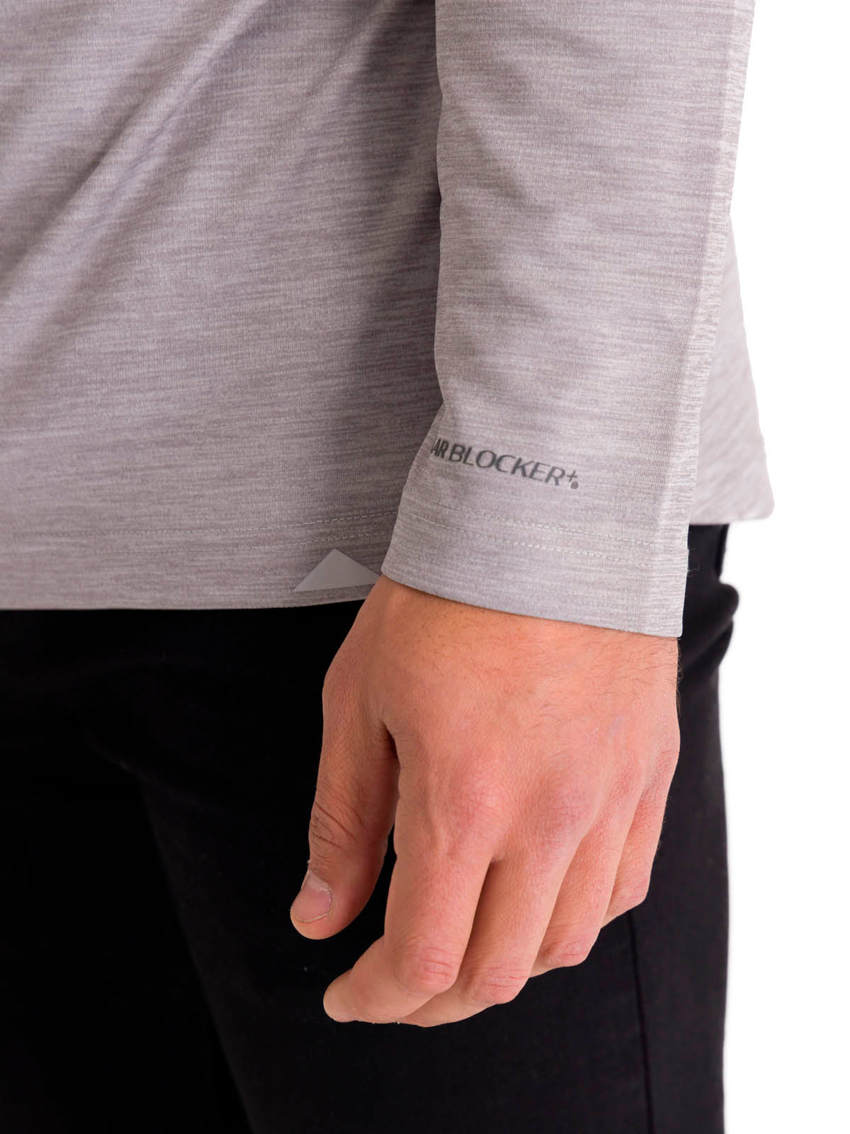 Polera Manga Larga Hombre LIGHTWEIGHT COOLING L/S CREW TEE Gris Cat