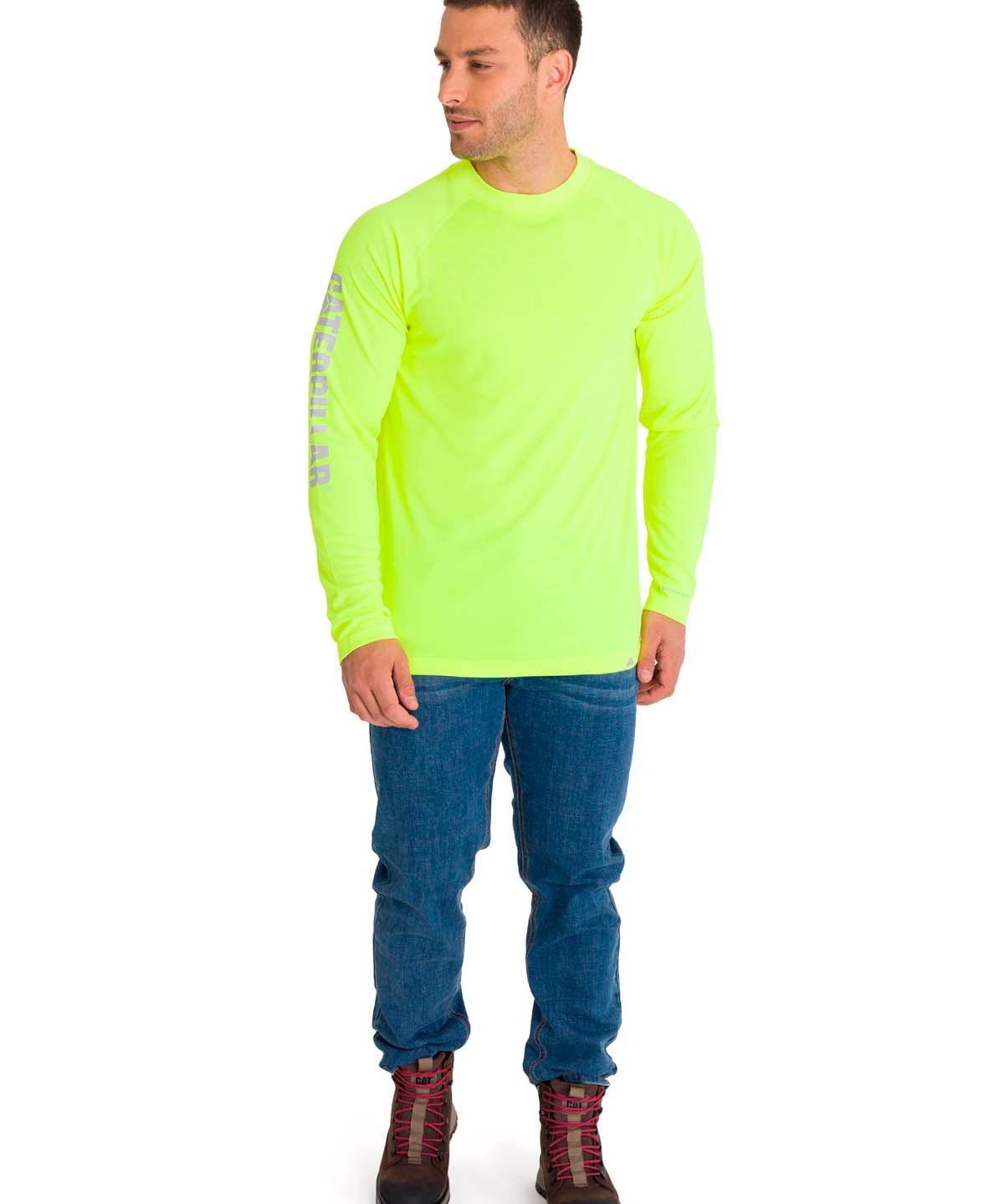 Polera Manga Larga Hombre LIGHTWEIGHT COOLING L/S CREW TEE Lima Cat