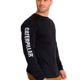 Polera Manga Larga Hombre LIGHTWEIGHT COOLING L/S CREW TEE Negra Cat