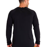 Polera Manga Larga Hombre LIGHTWEIGHT COOLING L/S CREW TEE Negra Cat
