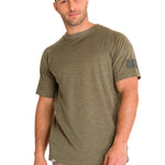 Polera Manga Corta Hombre LIGHTWEIGHT COOLING S/S CREW TEE Oliva Cat