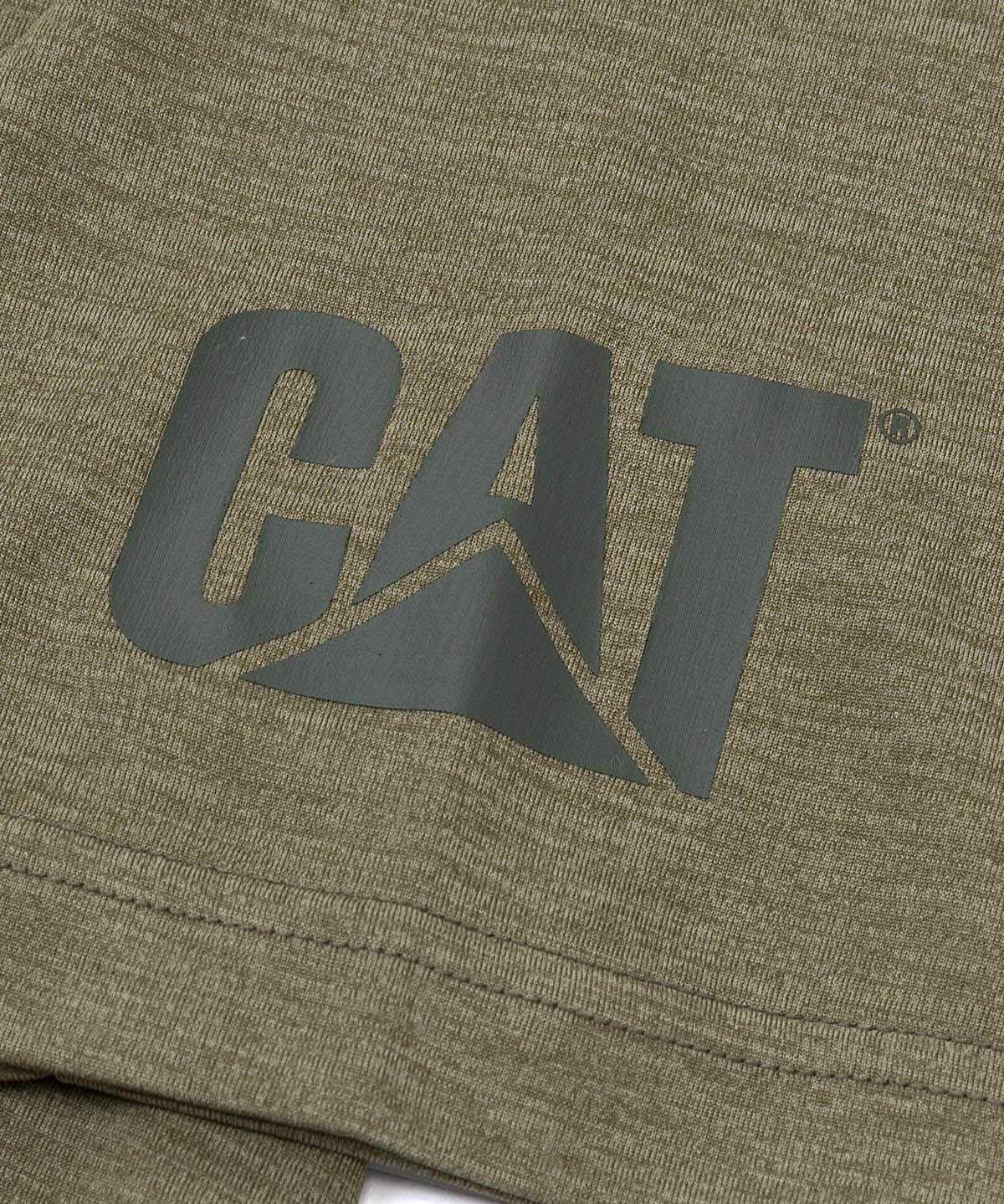 Polera Manga Corta Hombre LIGHTWEIGHT COOLING S/S CREW TEE Oliva Cat