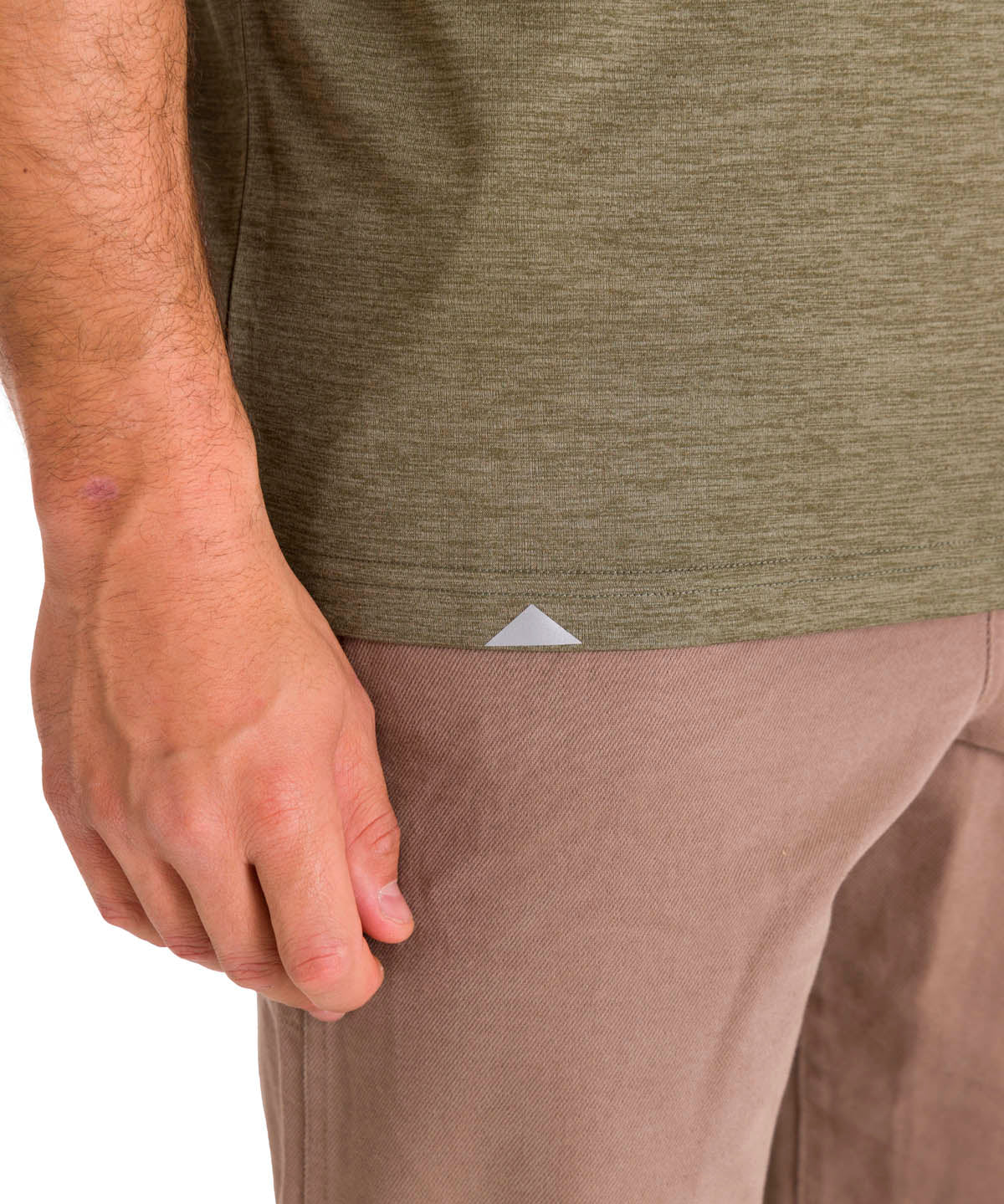 Polera Manga Corta Hombre LIGHTWEIGHT COOLING S/S CREW TEE Oliva Cat