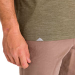 Polera Manga Corta Hombre LIGHTWEIGHT COOLING S/S CREW TEE Oliva Cat