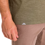 Polera Manga Corta Hombre LIGHTWEIGHT COOLING S/S CREW TEE Oliva Cat