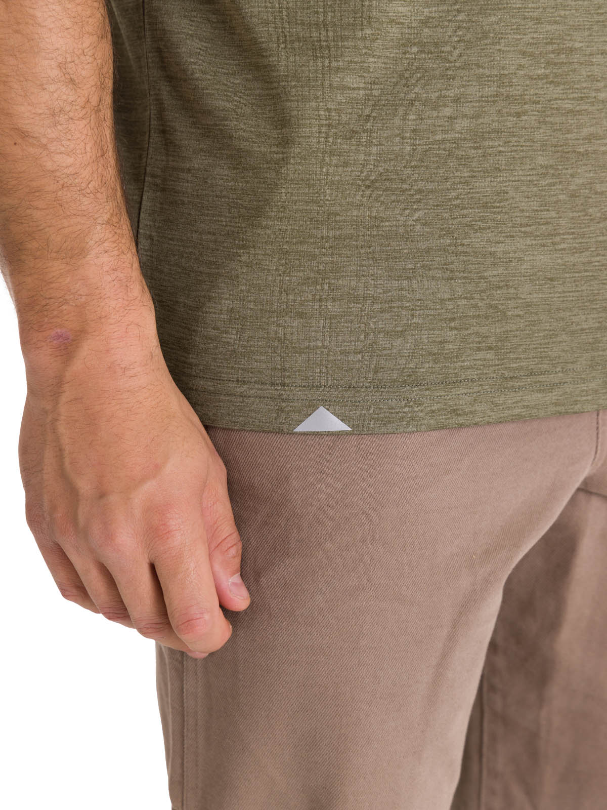 Polera Manga Corta Hombre LIGHTWEIGHT COOLING S/S CREW TEE Oliva Cat