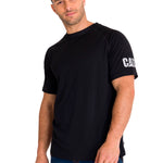 Polera Manga Corta Hombre LIGHTWEIGHT COOLING S/S CREW TEE Negra Cat