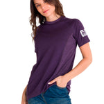 Polera Manga Corta Mujer LIGHTWEIGHT COOLING S/S CREW TEE Morada Cat
